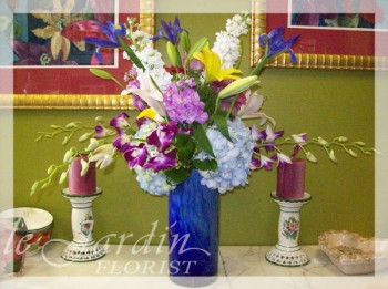 French Vase Flower Arrangement | Le Jardin Florist