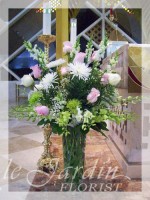 Serenity Funeral / Sympathy Flower Arrangement | Le Jardin Florist
