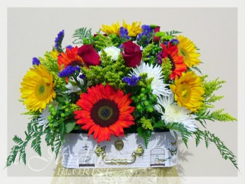 Radiant Love Flower Arrangement - a Le Jardin Florist Signature Floral Arrangement